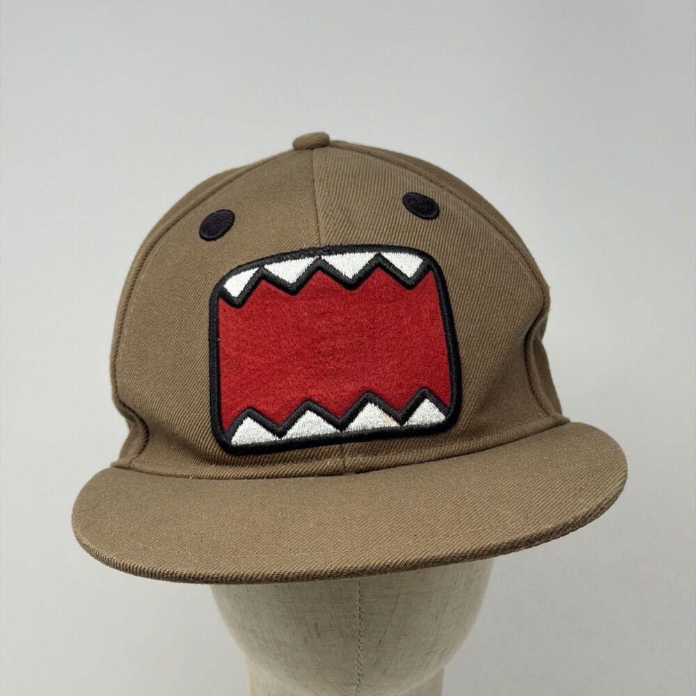 Domo Kun Brown Snapback Hat Adjustable Anime NHK TV Tokyo Cap Kawaii Adult